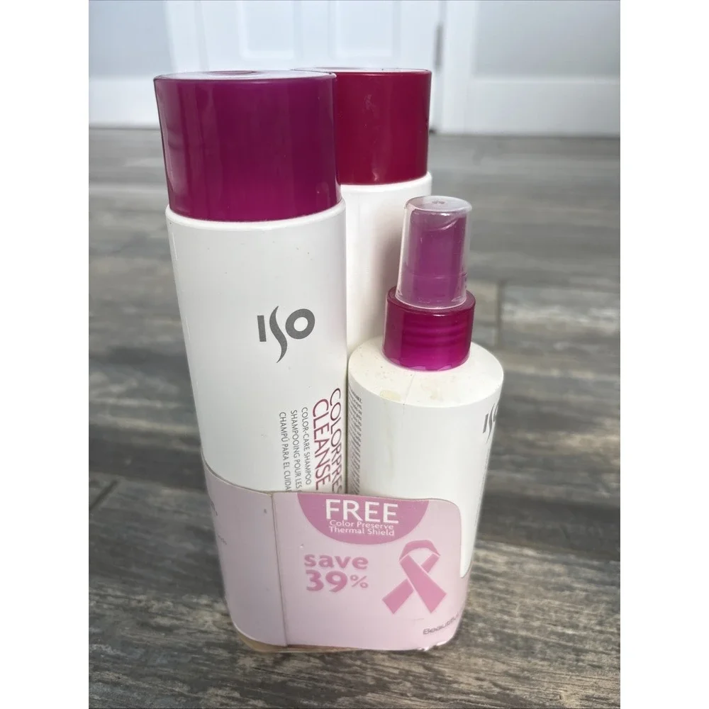 ISO Color Preserve Hair Care Cleanse Shampoo Conditioner 10.1oz‎ Thermal Shield
